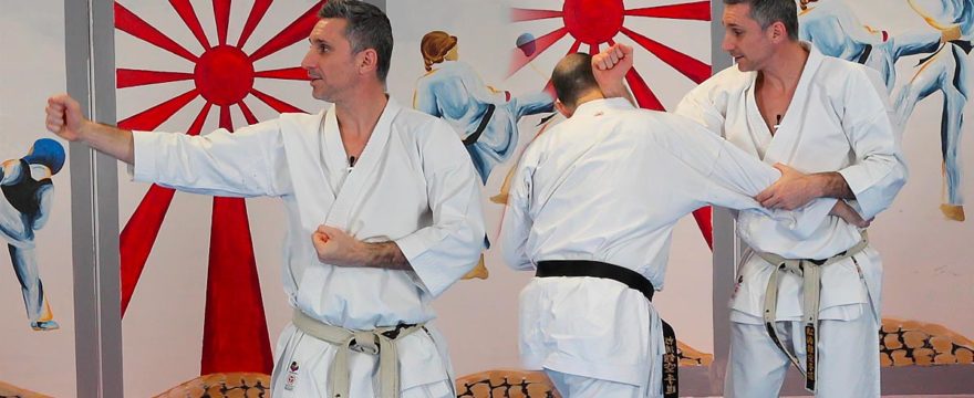 bunkai chinte video bunkai chinte avec Lionel froidure karate shotokan